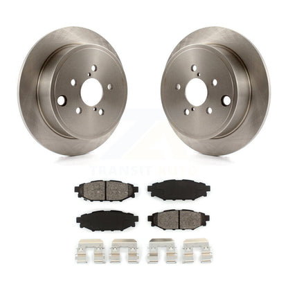 Kit de rotor de frein arrière et de plaquettes semi-métalliques pour Subaru Impreza Forester Outback BR