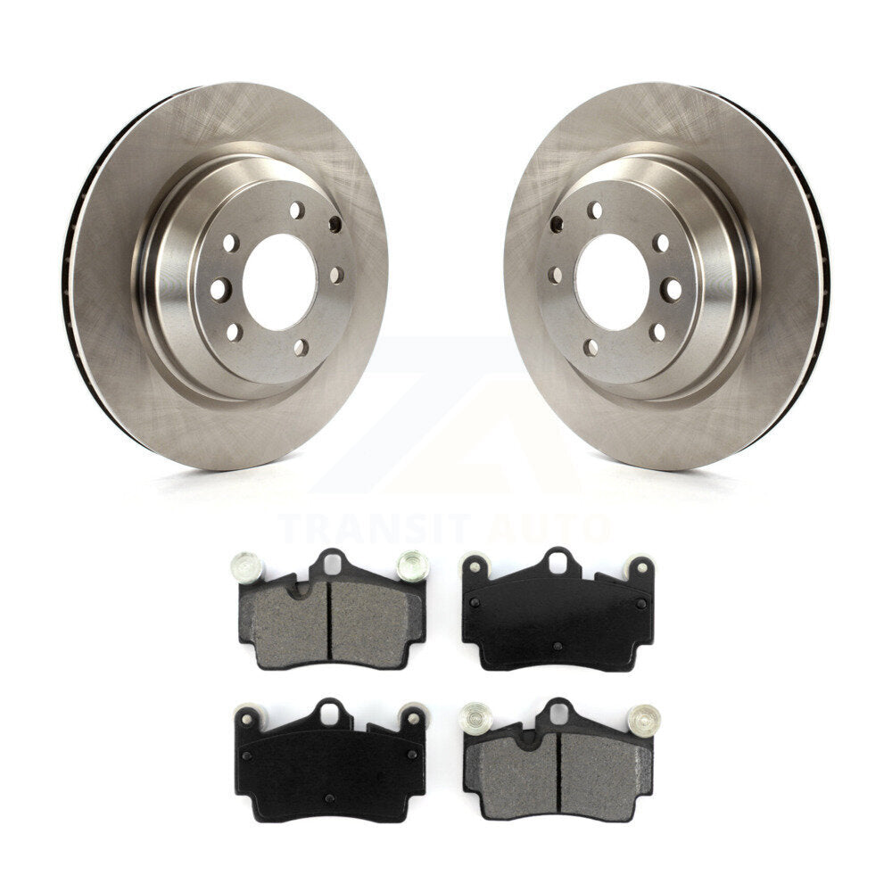 Kit de disques de frein à disque arrière et plaquettes semi-métalliques pour Audi Q7 Porsche Cayenne