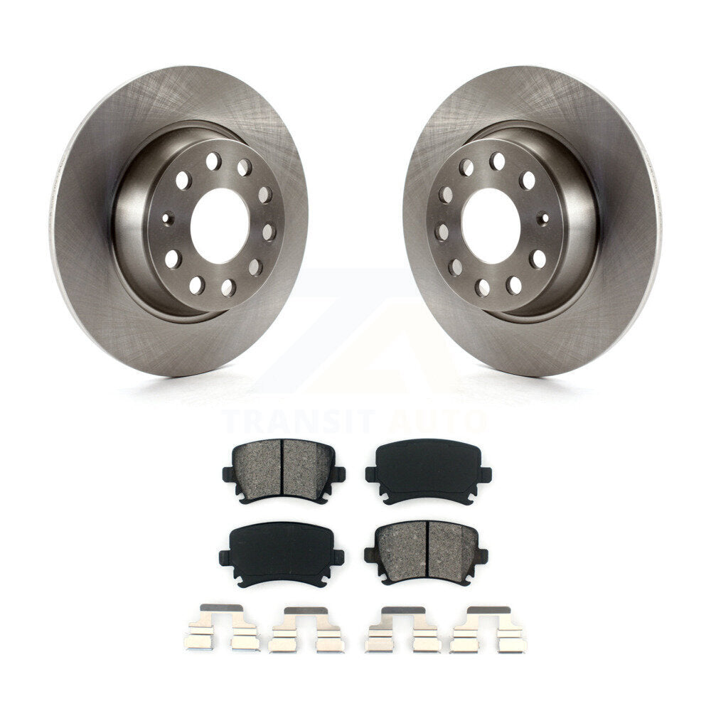 Kit de plaquettes de frein semi-métalliques pour Rotors de frein arrière, pour Volkswagen Jetta GTI Passat Eos Aud