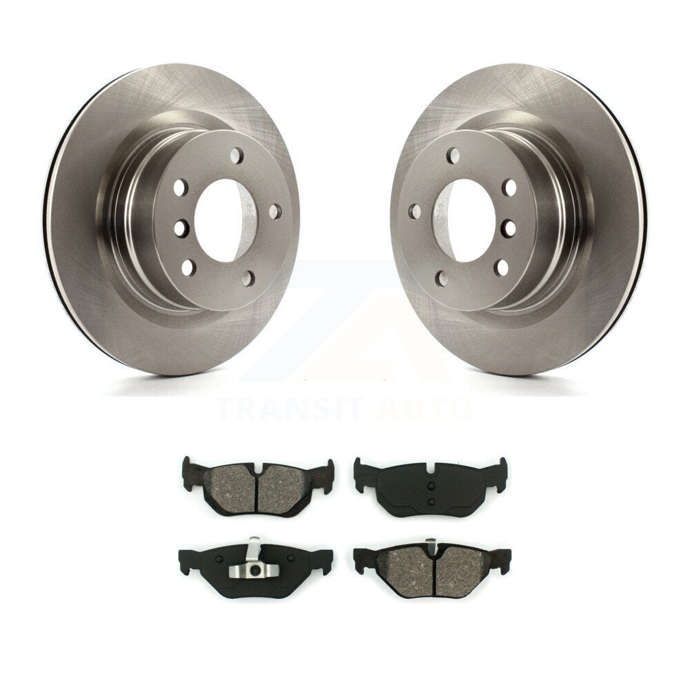 Kit de disques de frein à disque arrière et plaquettes semi-métalliques pour BMW 128i 2008-2013