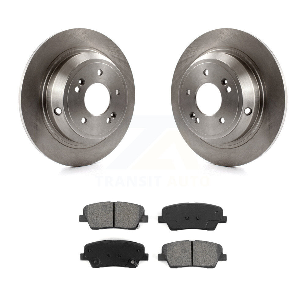 Kit de disques de frein à disque arrière et plaquettes semi-métalliques pour Hyundai Genesis K8S-10191