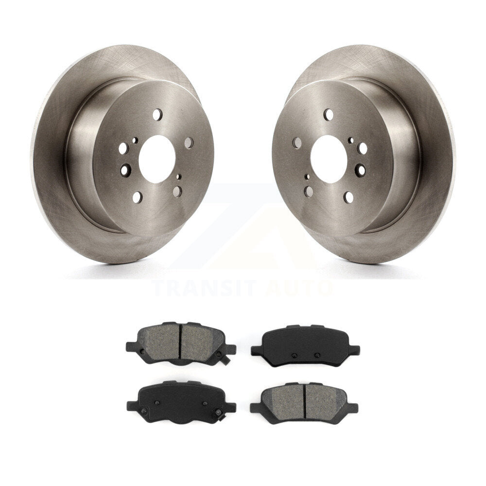 Kit de disques de frein à disque arrière et plaquettes semi-métalliques pour Toyota Venza 2009-2016