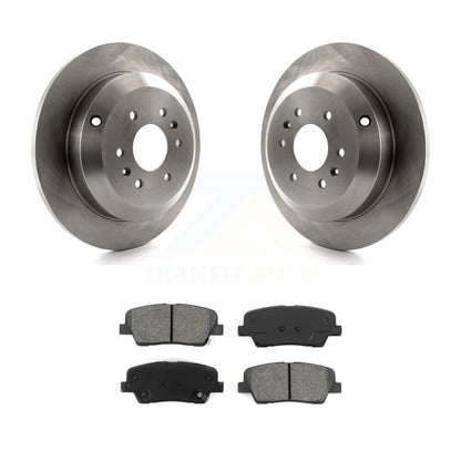 Kit de disques de frein à disque arrière et plaquettes semi-métalliques pour Kia Borrego 2009-2011