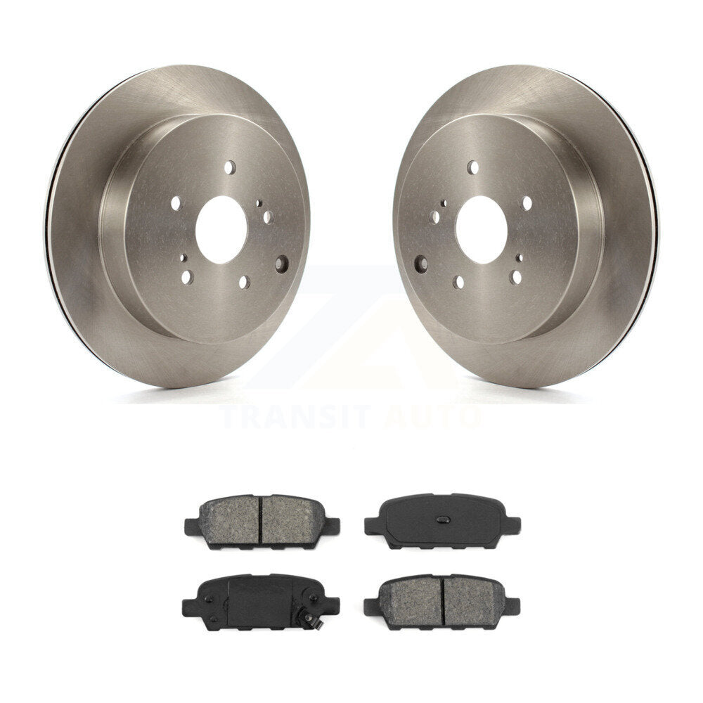 Rotors de frein à disque arrière et kit de plaquettes semi-métalliques pour Suzuki Grand Vitar 2009-2013