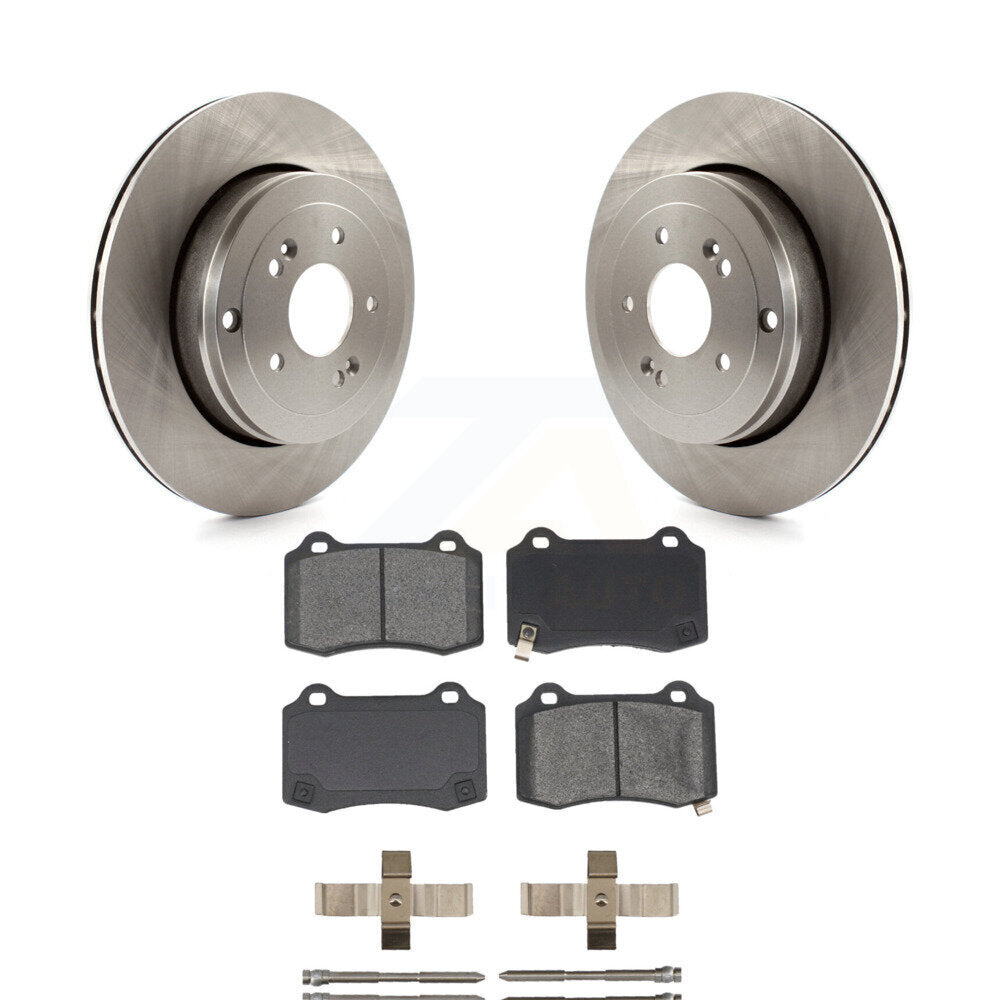 Kit de disques de frein à disque arrière et plaquettes semi-métalliques pour Hyundai Genesis Coupé