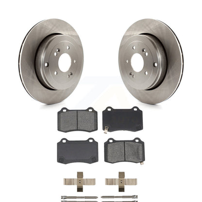 Kit de disques de frein à disque arrière et plaquettes semi-métalliques pour Hyundai Genesis Coupé