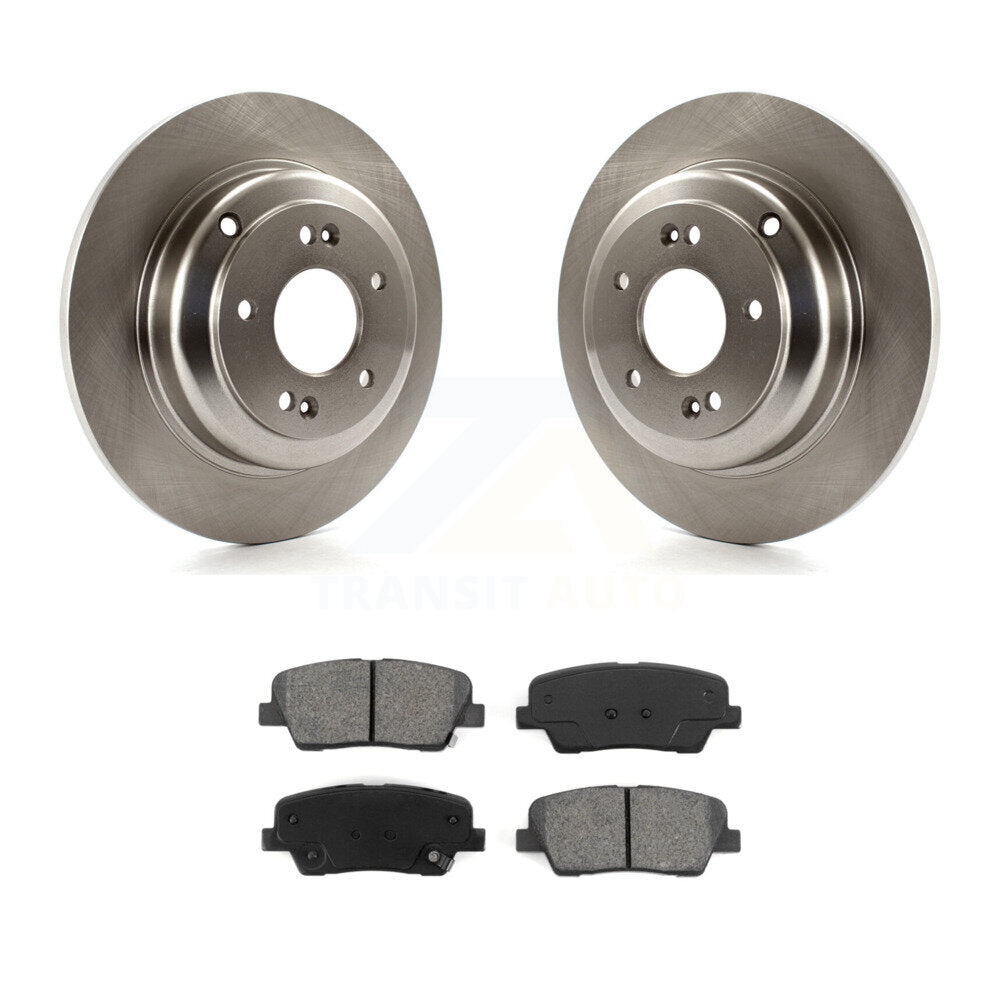 Kit de disques de frein à disque arrière et plaquettes semi-métalliques pour Hyundai Genesis Coupé