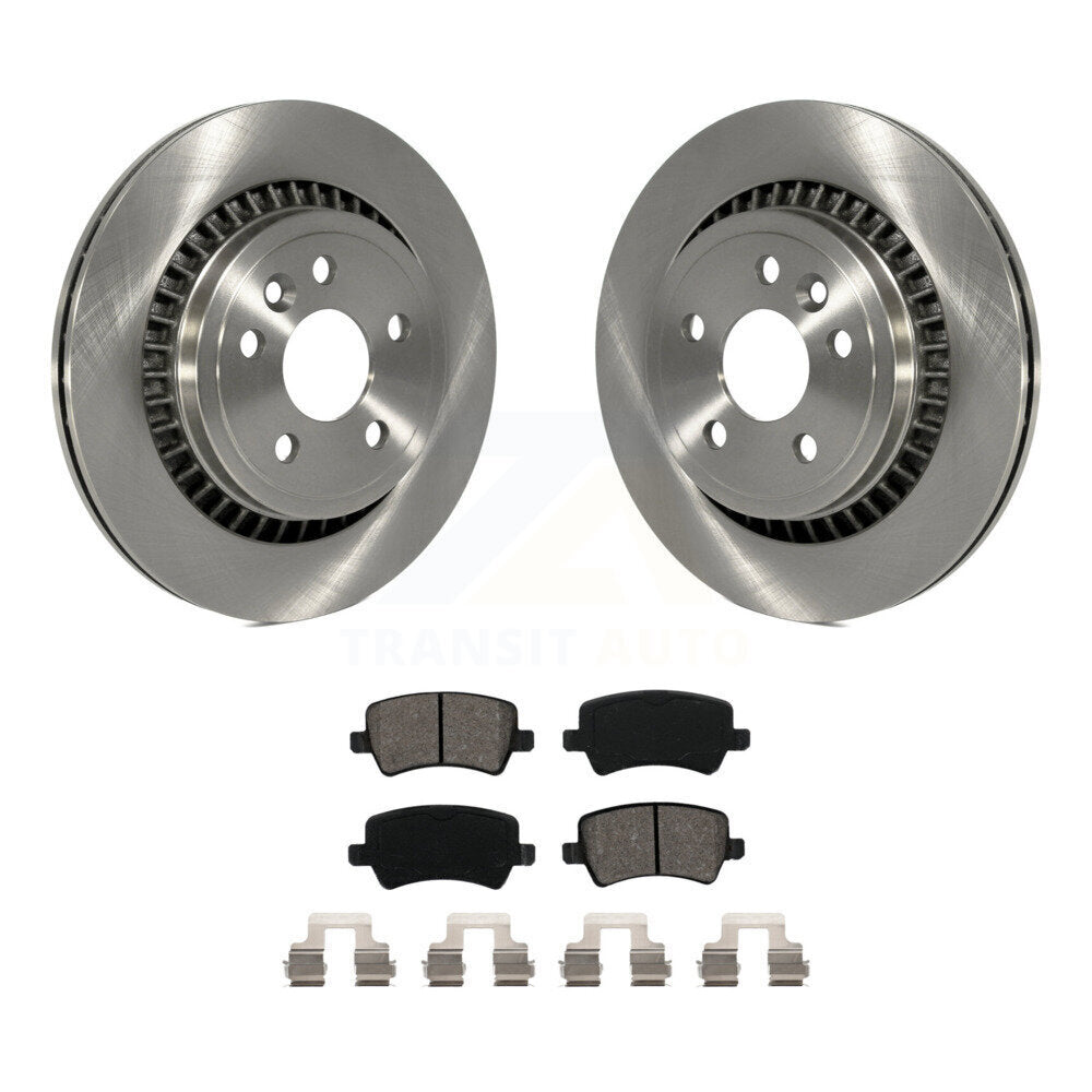 Kit de disques de frein à disque arrière et plaquettes semi-métalliques pour Volvo XC60 2010-2017