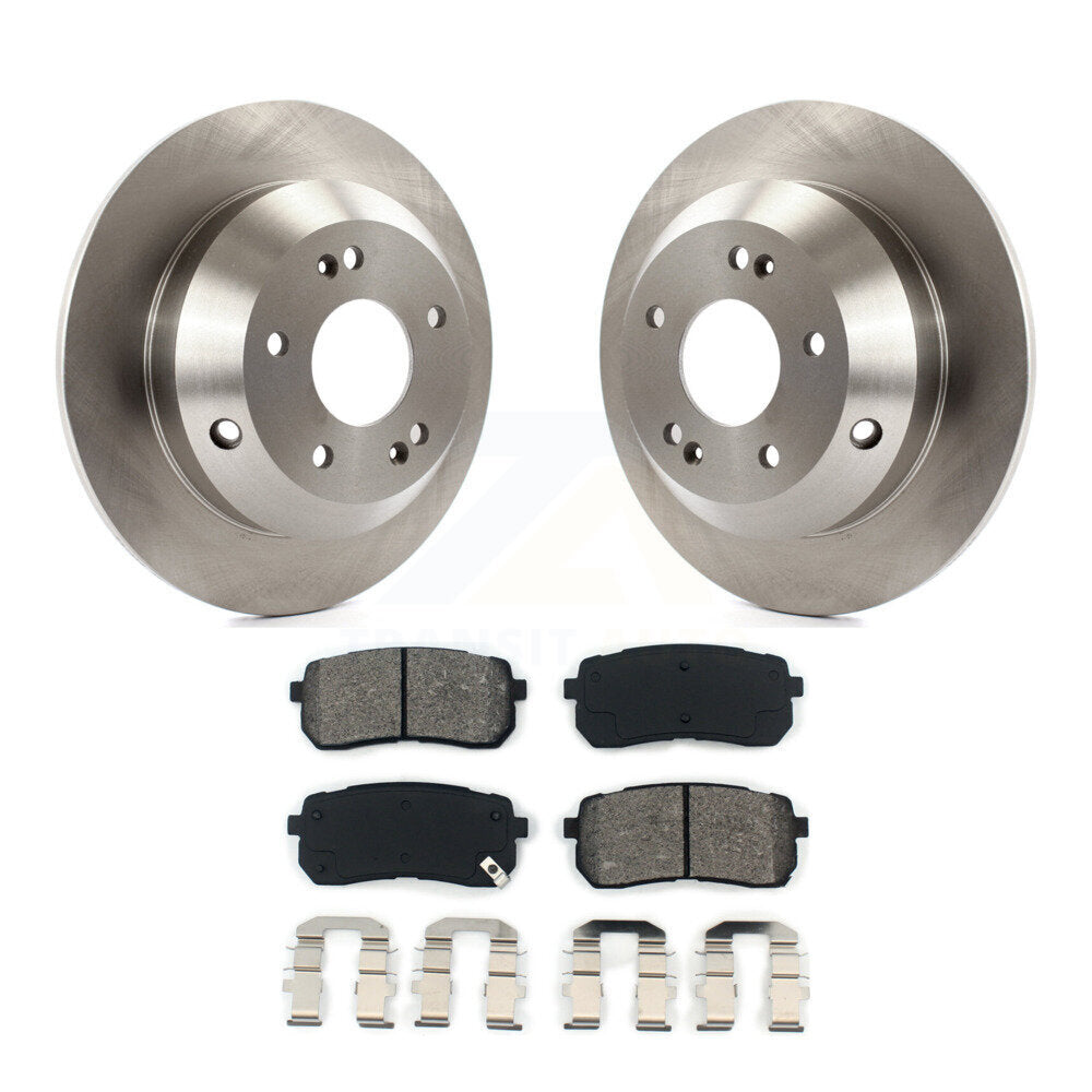 Kit de disques de frein à disque arrière et plaquettes semi-métalliques pour Kia Sedona 2015-2021