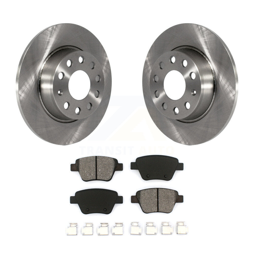 Kit de rotor de frein arrière et de plaquettes semi-métalliques pour Volkswagen Jetta Golf Beetle Passa