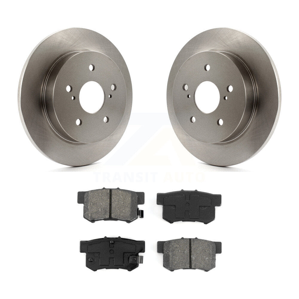 Kit de disques de frein à disque arrière et plaquettes semi-métalliques pour Suzuki Kizashi 2010-2013