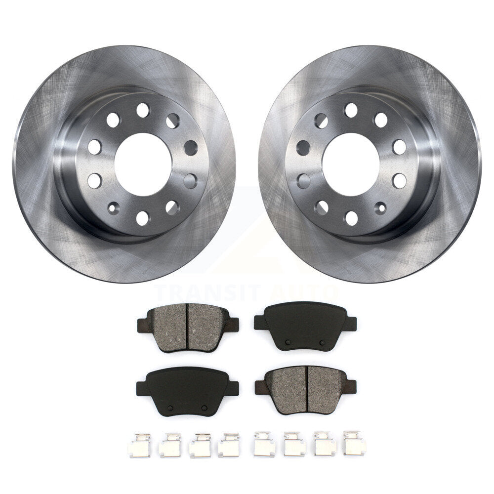 Kit de plaquettes semi-métalliques de Rotor de frein à disque arrière, pour Volkswagen Jetta Eos Audi A3 GT