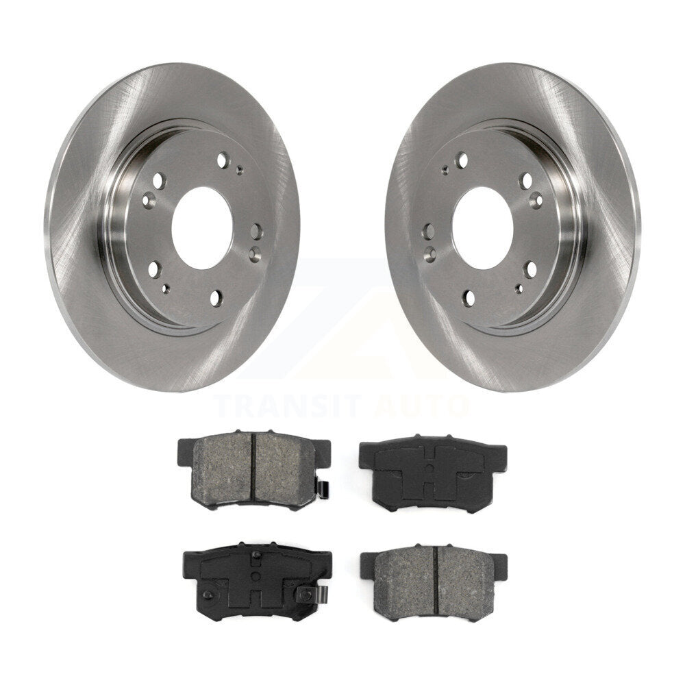 Kit de disques de frein à disque arrière et plaquettes semi-métalliques pour Honda CR-Z 2011-2015