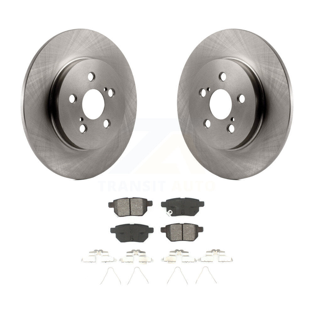 Kit de disques de frein à disque arrière et plaquettes semi-métalliques pour Lexus CT200h K8S-101944