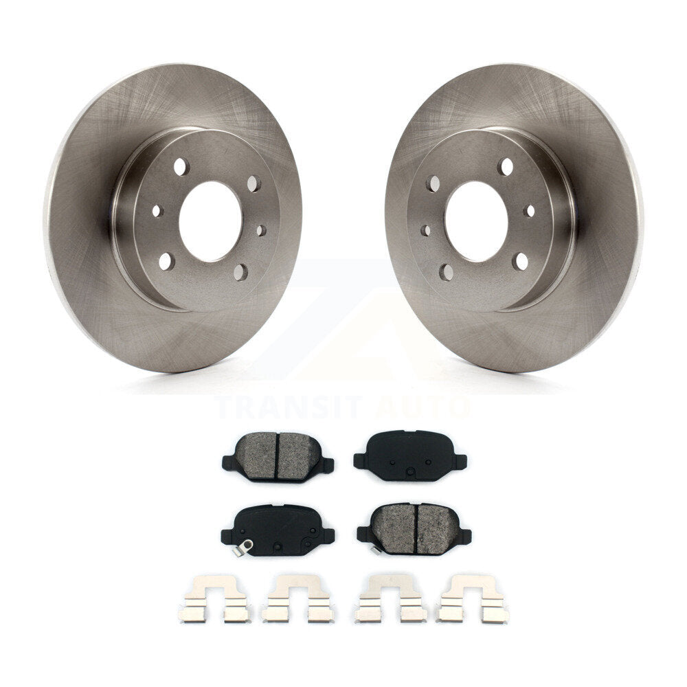 Kit disques de frein à disque arrière et plaquettes semi-métalliques pour Fiat 500 K8S-101945