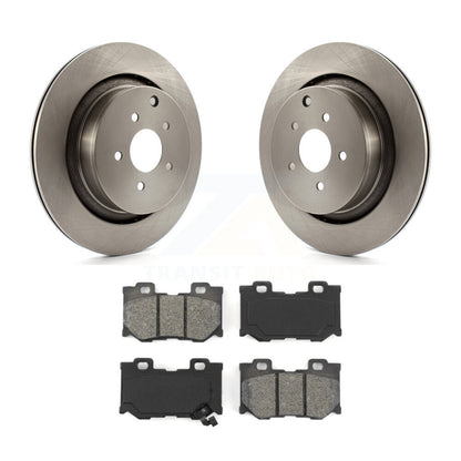 Rotors de frein arrière et Kit de plaquettes semi-métalliques pour INFINITI Q50 Q60 M37 FX50 QX70 Q7