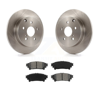 Kit de disques de frein à disque arrière et plaquettes semi-métalliques pour Toyota Prius V Mirai
