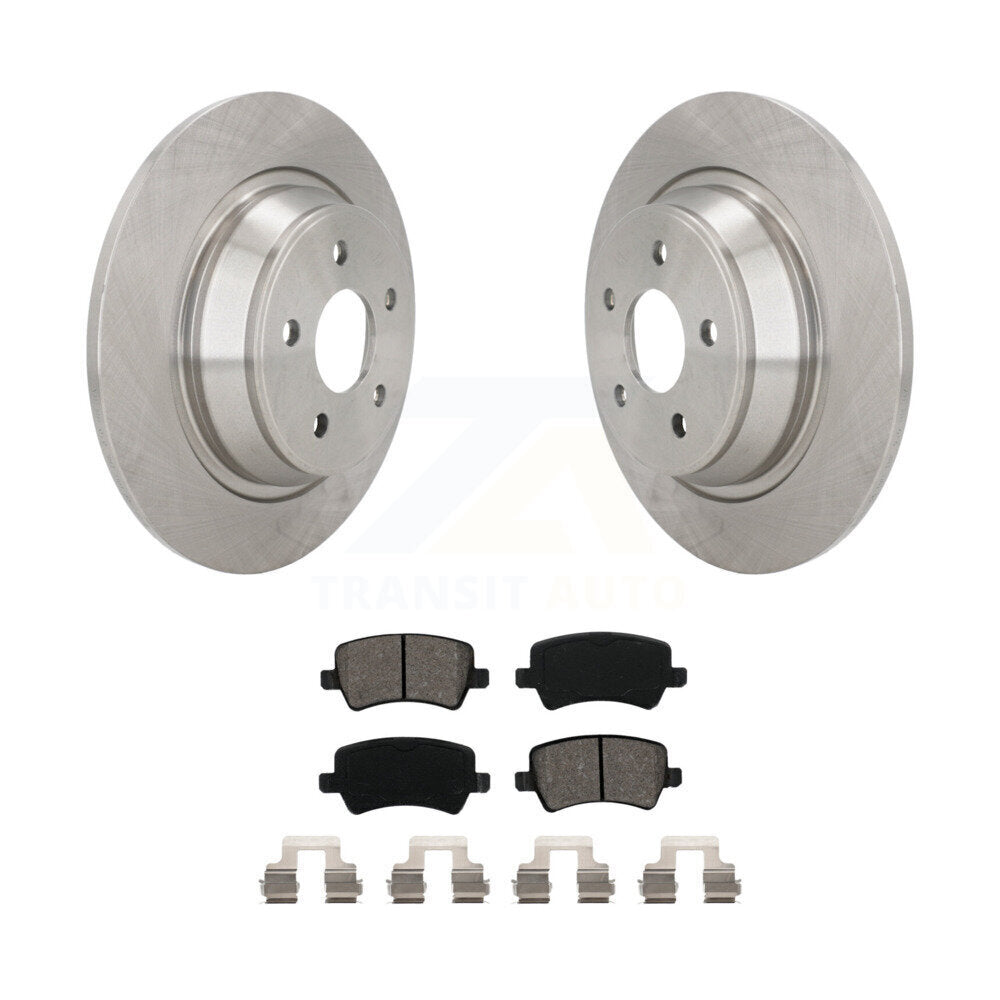 Kit de rotor de frein arrière et de plaquettes semi-métalliques pour Land Rover Range Evoqu 2012-2015