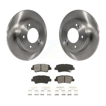 Kit de rotor de frein arrière et de plaquettes semi-métalliques pour Hyundai Elantra Kia Forte GT Sou