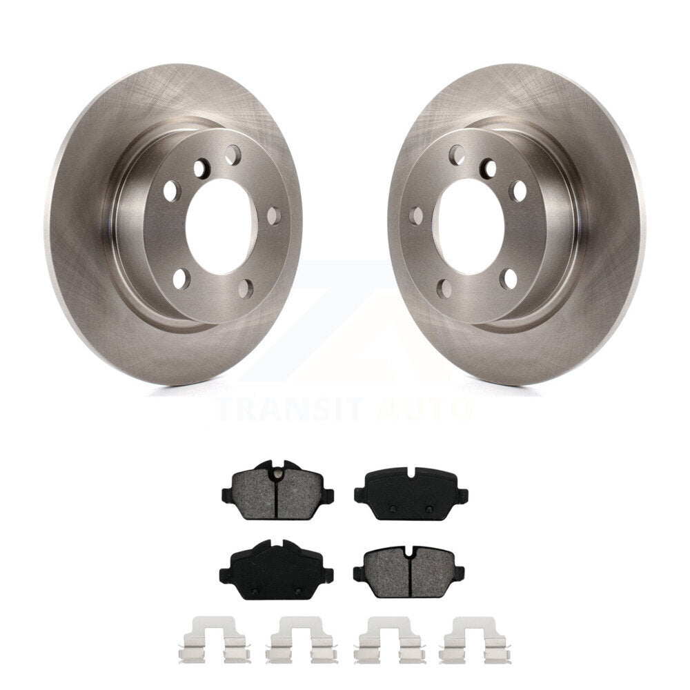 Rotor de frein à disque arrière et Kit de plaquettes semi-métalliques pour Mini Cooper Countryman Pacema