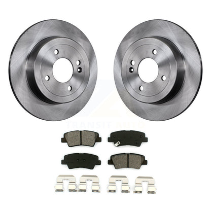 Kit de disques de frein à disque arrière et de plaquettes semi-métalliques pour Hyundai Accent 2011