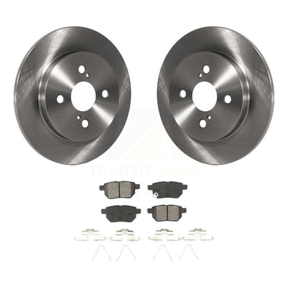 Kit de disques de frein à disque arrière et plaquettes semi-métalliques pour Toyota Yaris 2012-2018