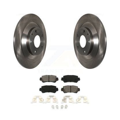 Kit de disques de frein à disque arrière et plaquettes semi-métalliques pour Mazda CX-5 2013-2015