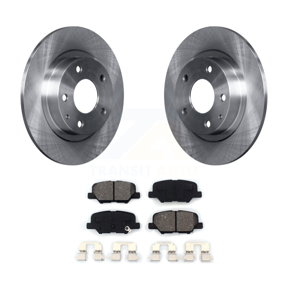 Kit de disques de frein à disque arrière et plaquettes semi-métalliques pour Mazda 6 2014-2015