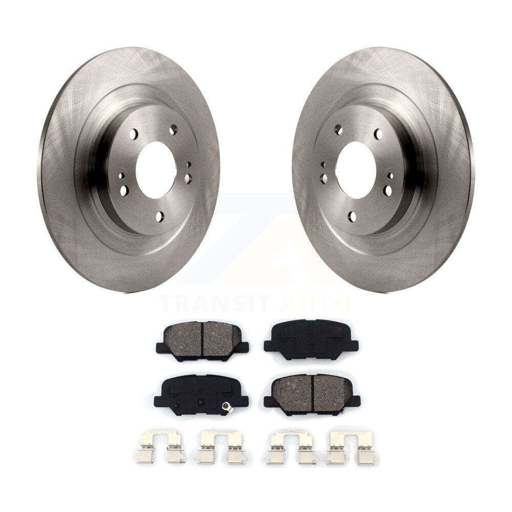 Kit de rotor de frein arrière et de plaquettes semi-métalliques pour Mitsubishi RVR Outlander PHEV Spor
