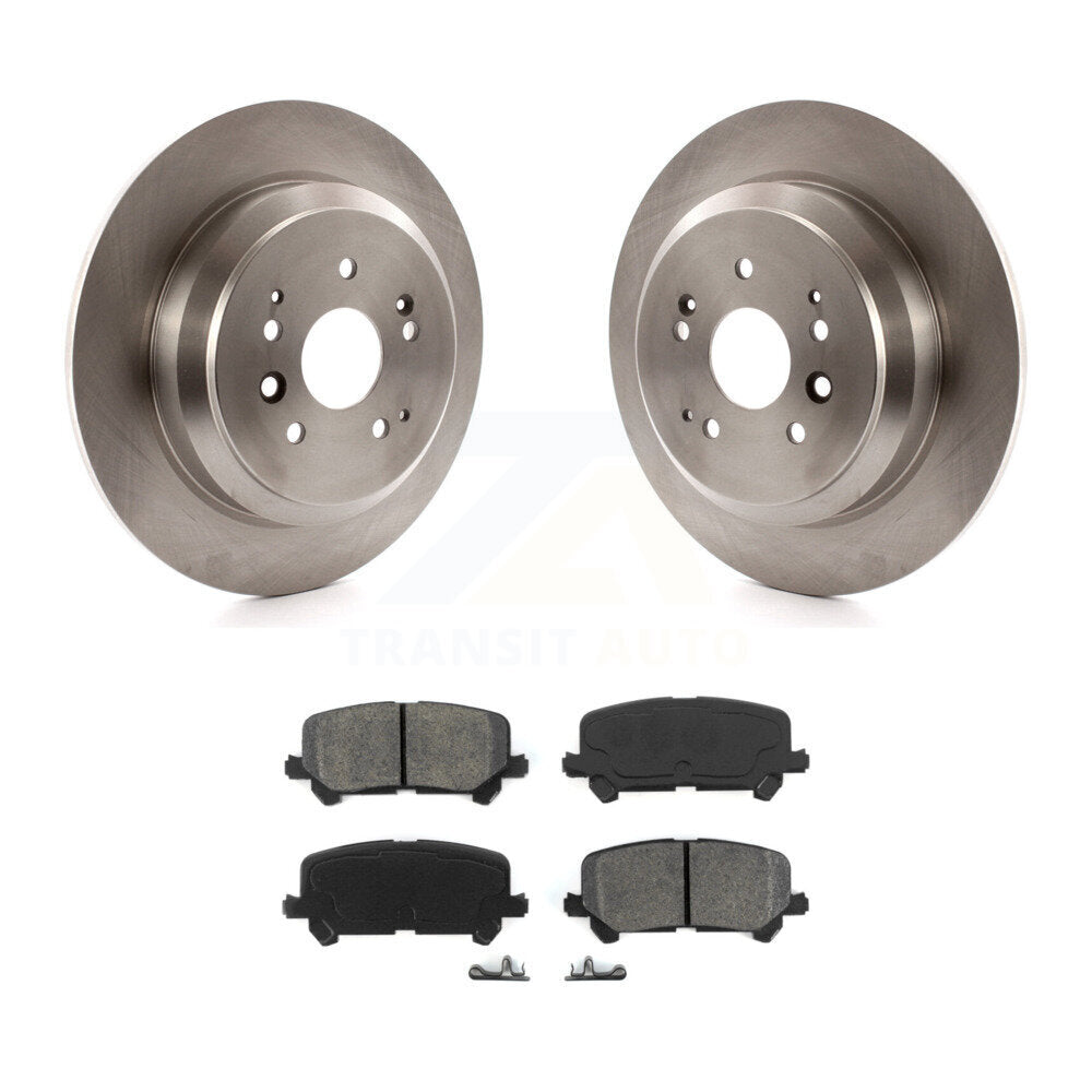 Kit de disques de frein à disque arrière et plaquettes semi-métalliques pour Acura MDX 2014-2016