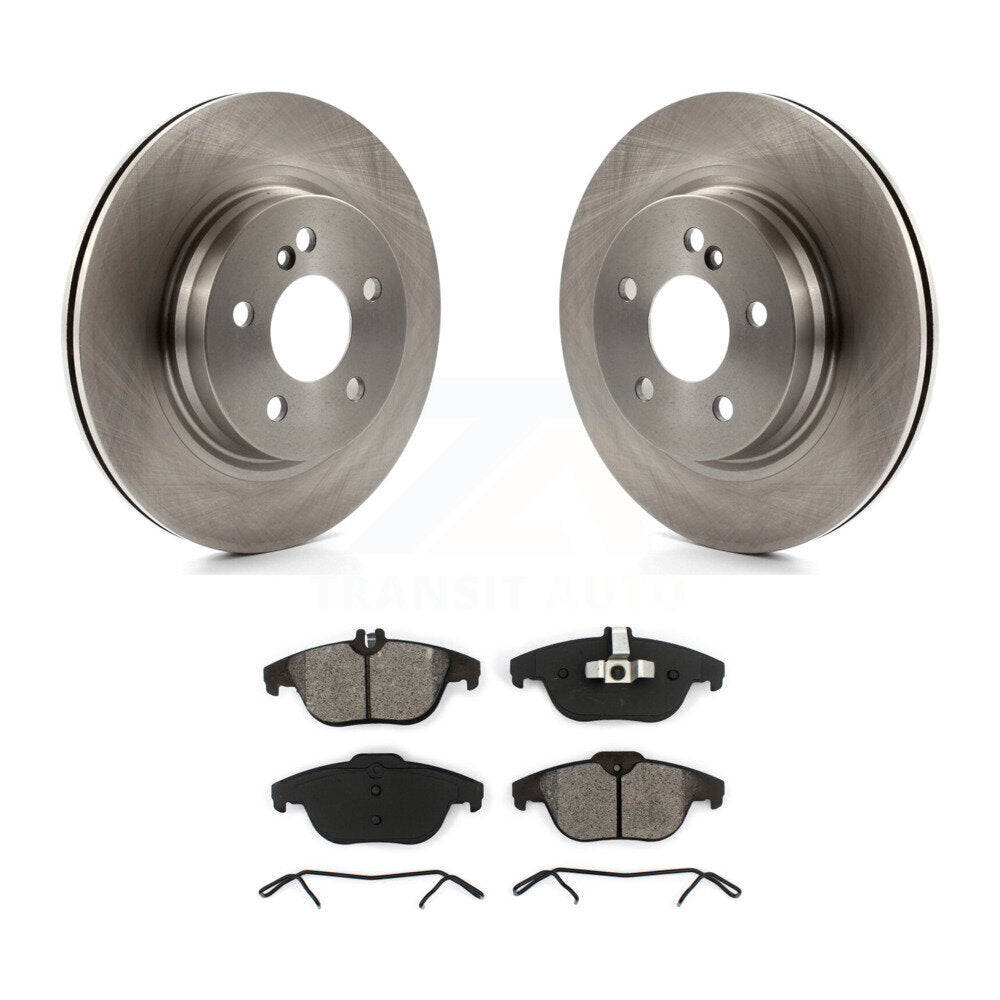 Kit de rotor de frein arrière et de plaquettes semi-métalliques pour Mercedes-Benz C300 C350 E350 C25