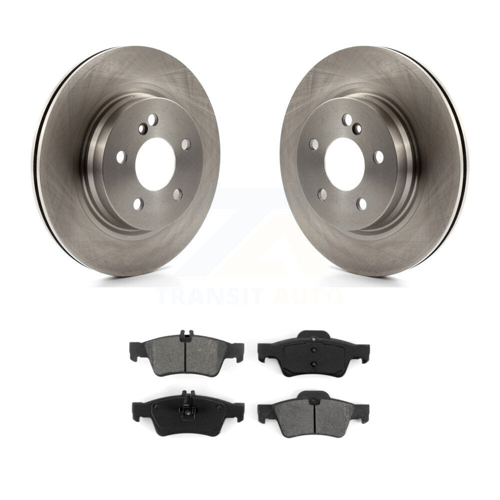 Kit de disques de frein à disque arrière et plaquettes semi-métalliques pour Mercedes-Benz E550
