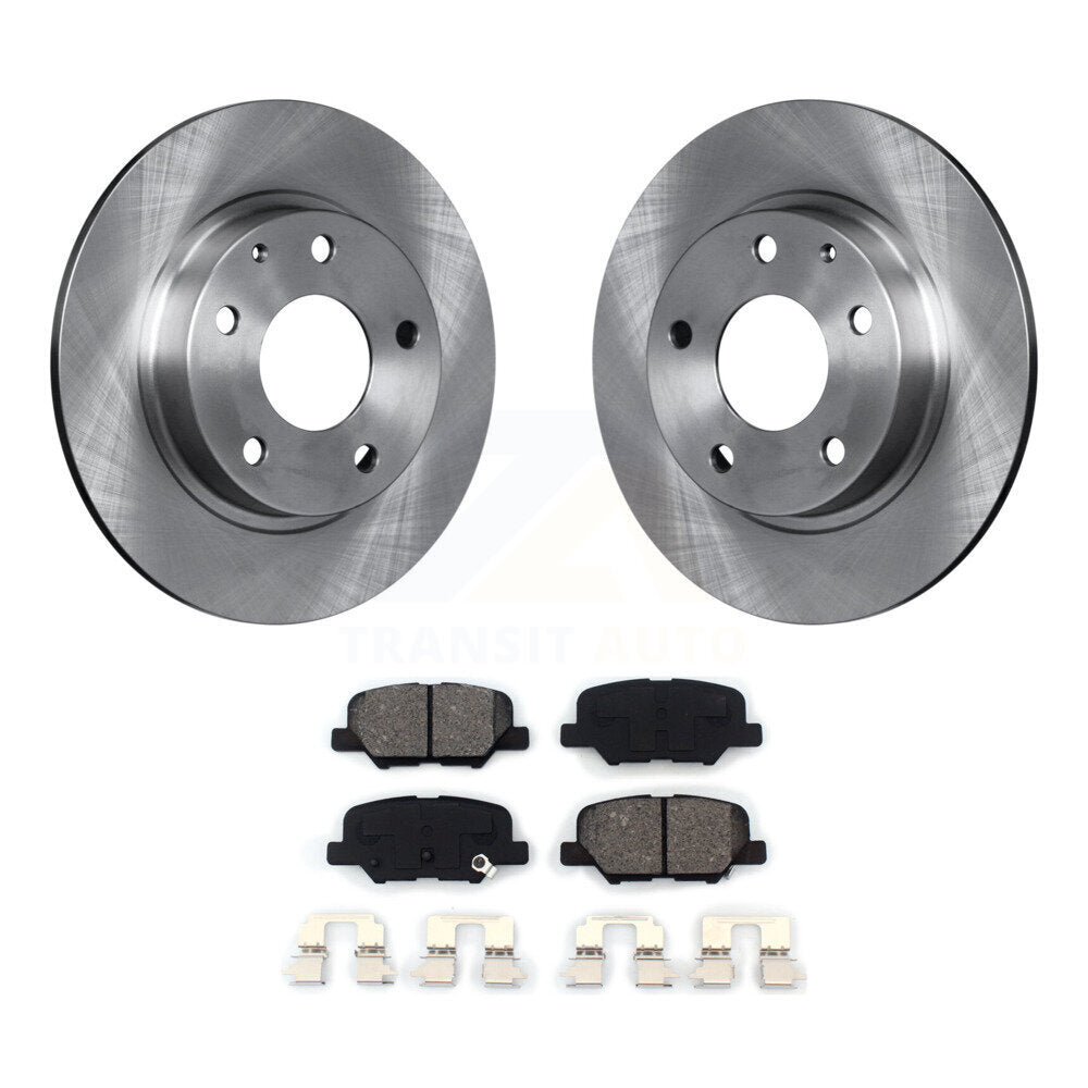 Kit de disques de frein à disque arrière et plaquettes semi-métalliques pour Mazda 3 Sport K8S-101968