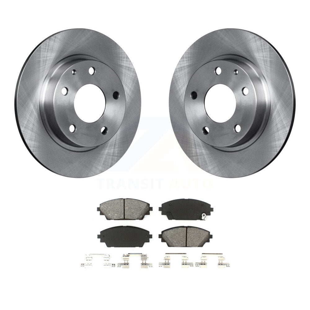 Kit de disques de frein à disque arrière et plaquettes semi-métalliques pour Mazda 3 Sport K8S-101969