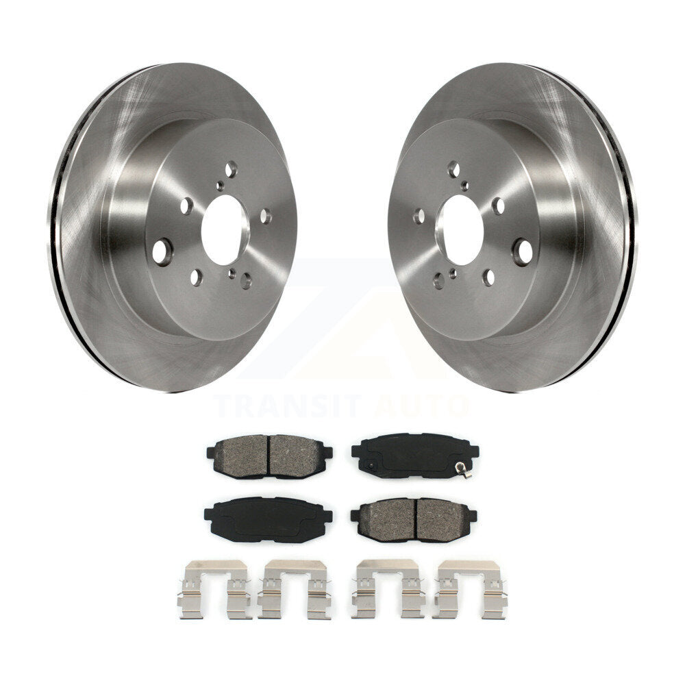 Kit de rotor de frein à disque arrière et de plaquettes semi-métalliques pour Subaru Forester 2.0 2014 – 2018