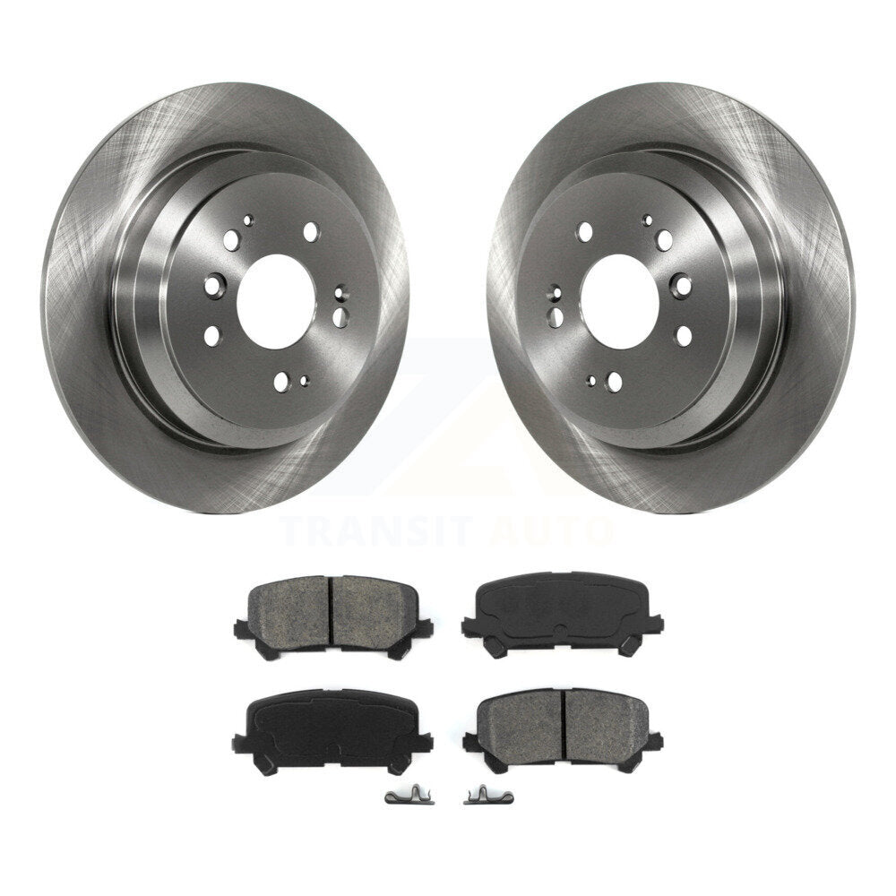 Rotor de frein à disque arrière et Kit de plaquettes semi-métalliques pour Honda Pilot Ridgeline Passpor