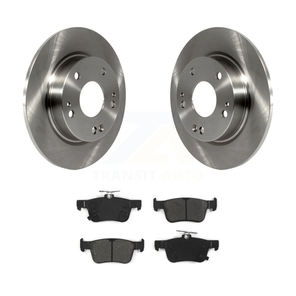 Kit de disques de frein à disque arrière et plaquettes semi-métalliques pour Honda Civic K8S-101975
