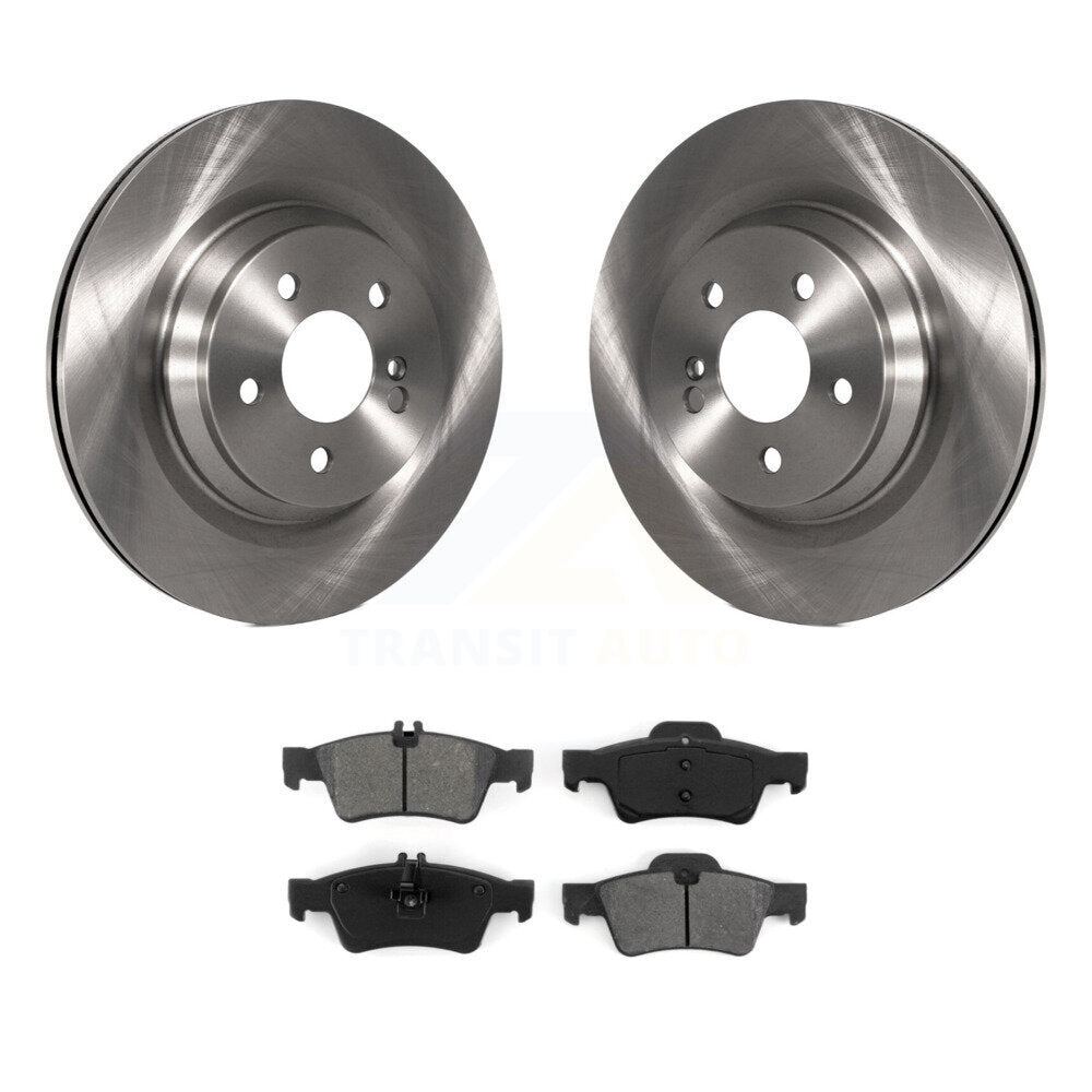 Rotors de frein arrière et Kit de plaquettes semi-métalliques pour Mercedes-Benz S550 S450 SL550 S35