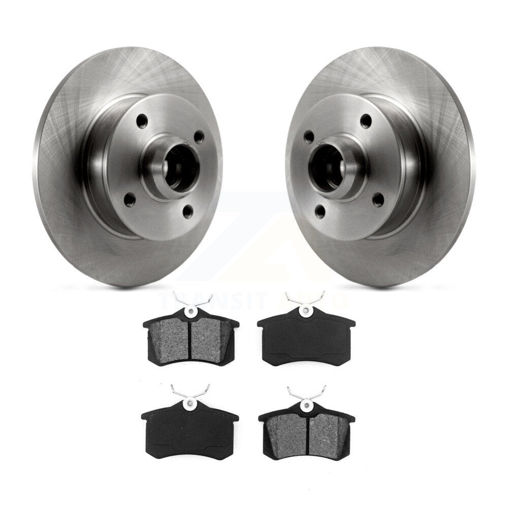 Ensemble de moyeu de Rotor de frein à disque arrière et Kit de plaquettes semi-métalliques pour Volkswagen Cabri