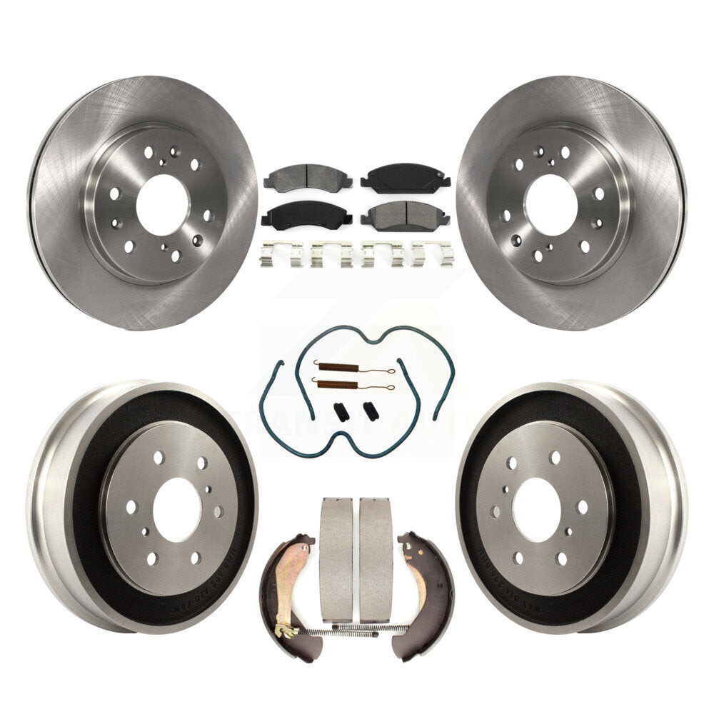Kit de plaquettes et tambours semi-métalliques pour Rotor de frein avant et arrière (7 pièces) pour Chevrolet GMC 150