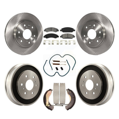 Kit de plaquettes et tambours semi-métalliques pour Rotor de frein avant et arrière (7 pièces) pour Chevrolet GMC 150