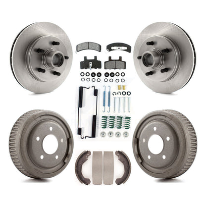 Kit de tambour à plaquettes semi-métalliques pour rotors de frein avant et arrière (7 pièces) pour C1500 Chevrolet GM