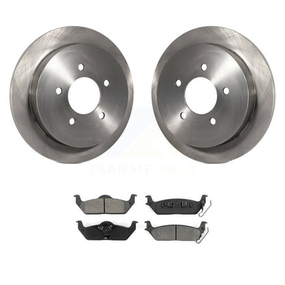 Kit de disques de frein à disque arrière et plaquettes semi-métalliques pour Ford F-150 K8S-102258