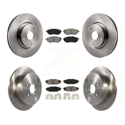 Kit de disques de frein à disque avant et arrière et plaquettes semi-métalliques pour Subaru WRX