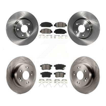 Kit de rotors de frein à disque avant et arrière et plaquettes semi-métalliques pour Honda Accord