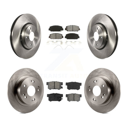 Kit de disques de frein à disque avant et arrière et plaquettes semi-métalliques pour Acura ILX 2017 – 2022