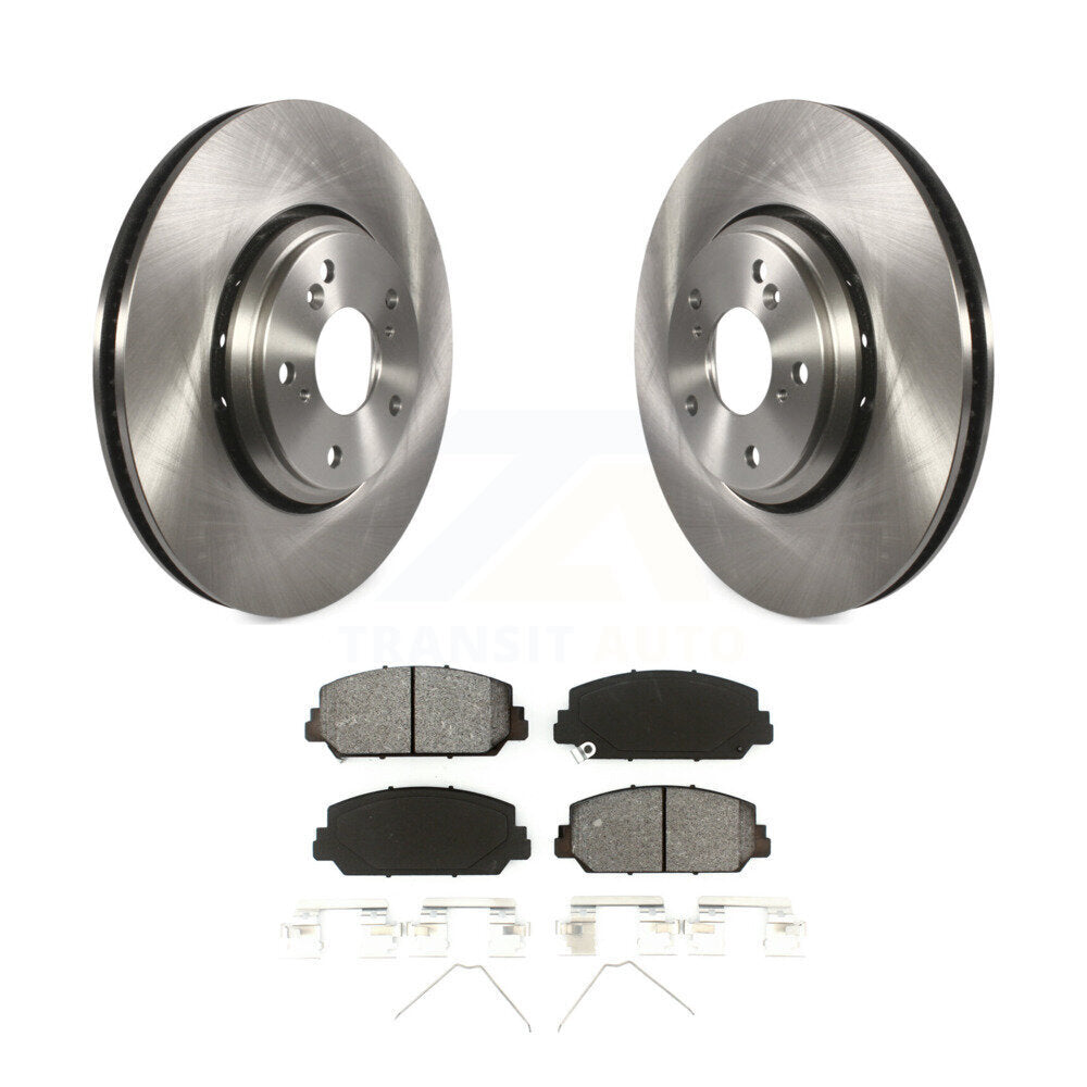 Rotors de frein à disque avant et Kit de plaquettes semi-métalliques pour Honda Civic Accord Acura IL