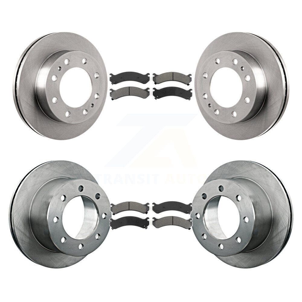 Kit de plaquettes semi-métalliques de Rotor de frein avant et arrière, pour Chevrolet GMC Silverado 3500 H