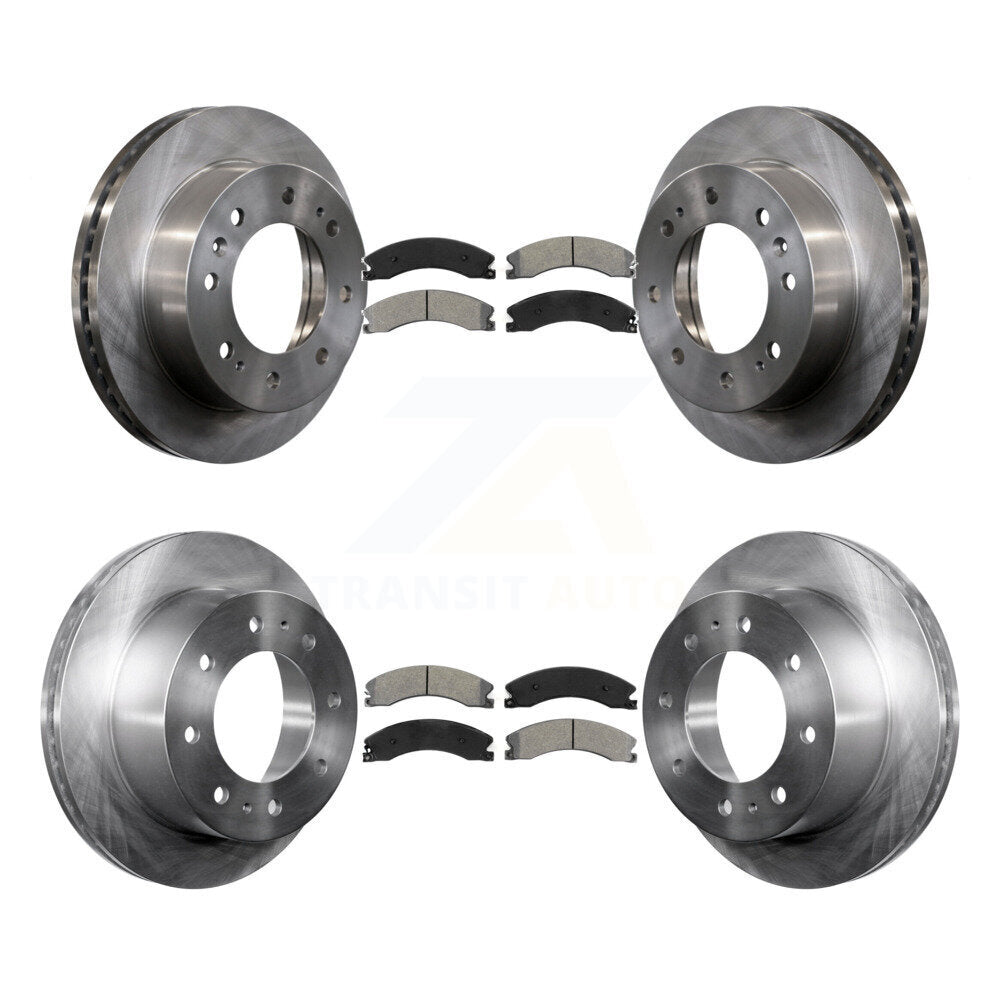 Kit de rotors de frein avant et arrière et plaquettes semi-métalliques pour GMC Chevrolet Sierra 2500 H