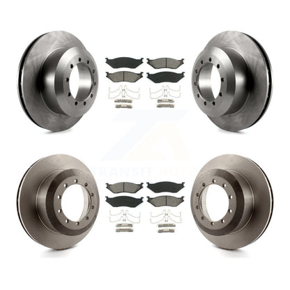 Kit de rotor de frein avant et arrière et plaquettes semi-métalliques pour châssis de camping-car Ford F-53